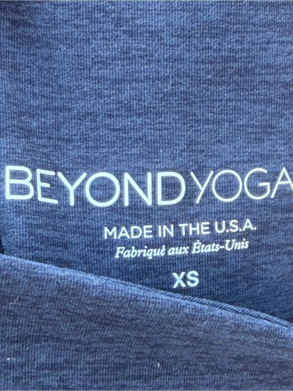 Beyond Yoga Dark Blue High-Rise Pocket Leggings